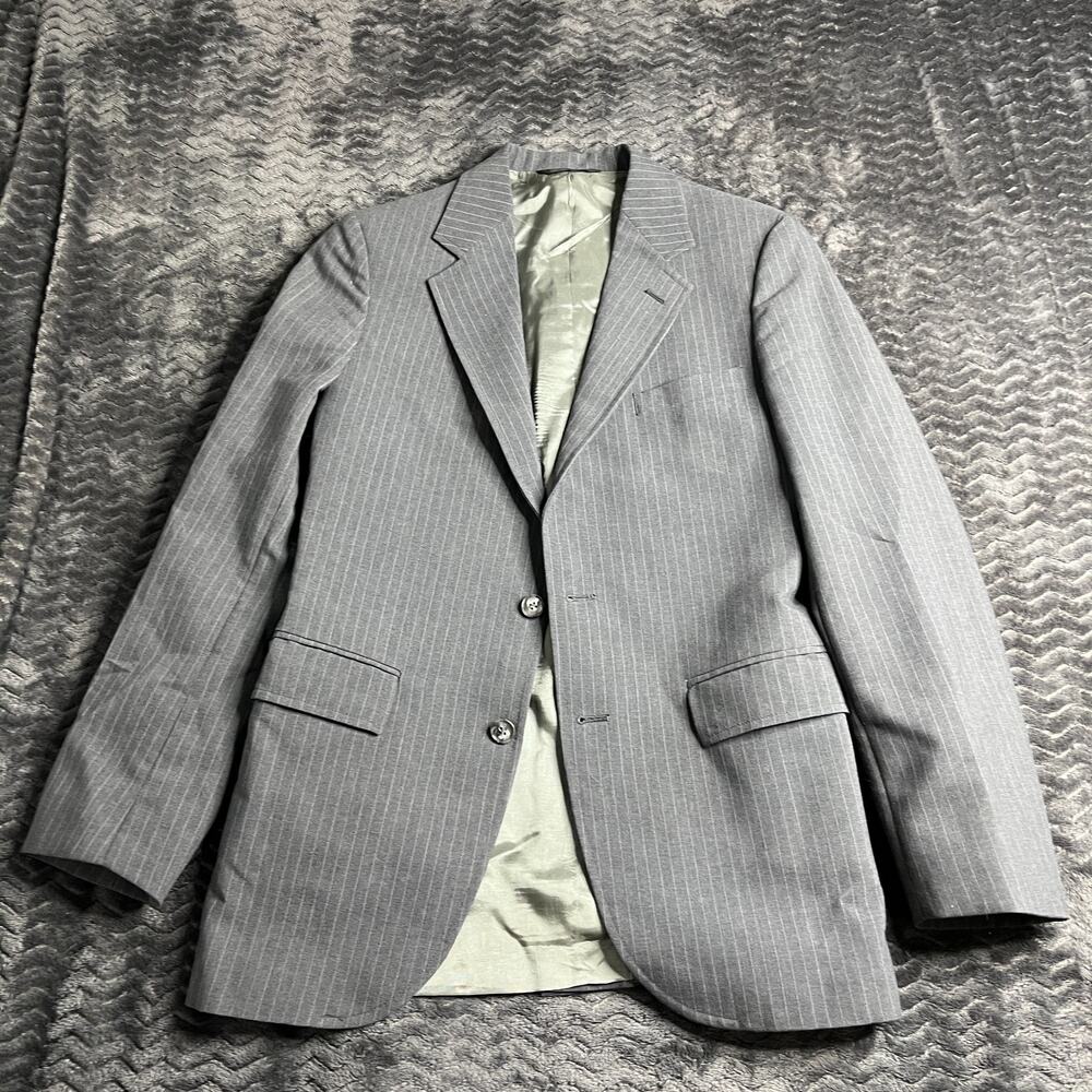 Gant Linen Striped Classic Blazer Jacket Size 18 slim